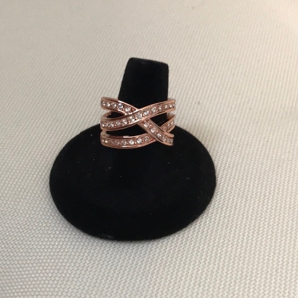 Rose Gold Infinite Matrix Ring - Picture 2 of 2
